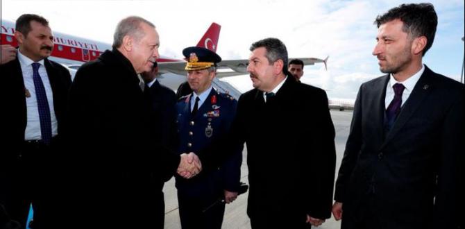 CUMHURBAŞKANIMIZI ŞEHRİMİZDE KARŞILAYIP UĞURLADIK