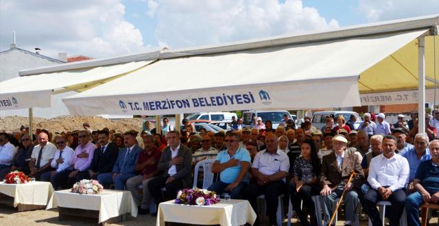 Merzifon’da Cemevi Temel Atma Töreni