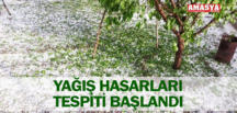 YAĞIŞ HASARLARI TESPİTİ BAŞLANDI