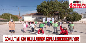 Gönül timi, köy okullarında gönüllere dokunuyor