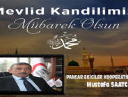 PANCAR EKİCİLER KOOPERATİF BAŞKANI MUSTAFA SAATCİ’NİN KANDİL MESAJI