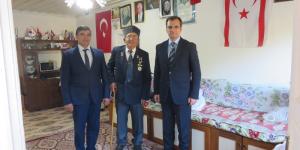 Hikmet DORUK’u evinde ziyaret etti.