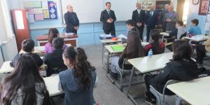 Kaymakamı Ali GÜLDOĞAN, Merzifon Abidehatun Ortaokulunu Ziyaret Etti.