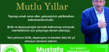 S.S. Amasya Pancar Ekicileri Kooperatifi Başkanı Mustafa Saatcı “Yeni yılda sağlıklı ve mutlu yıllar”