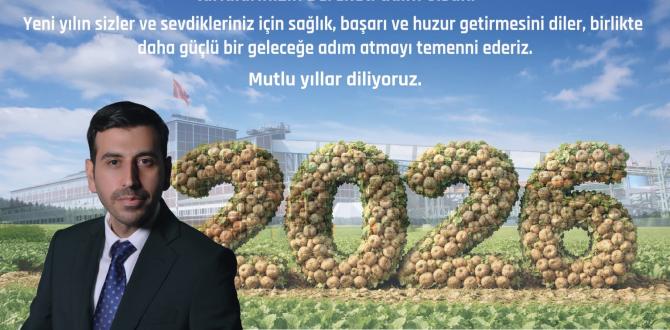 AMASYA ŞEKER’DEN 2026 YILI İÇİN ANLAMLI MESAJ